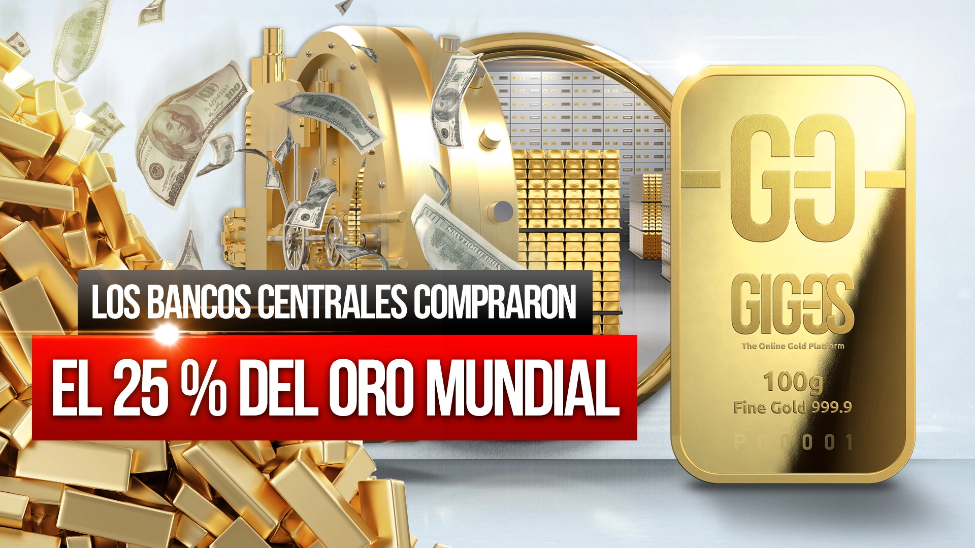[VIDEO] ¡Los bancos centrales compraron una cuarta parte del oro mundial!
