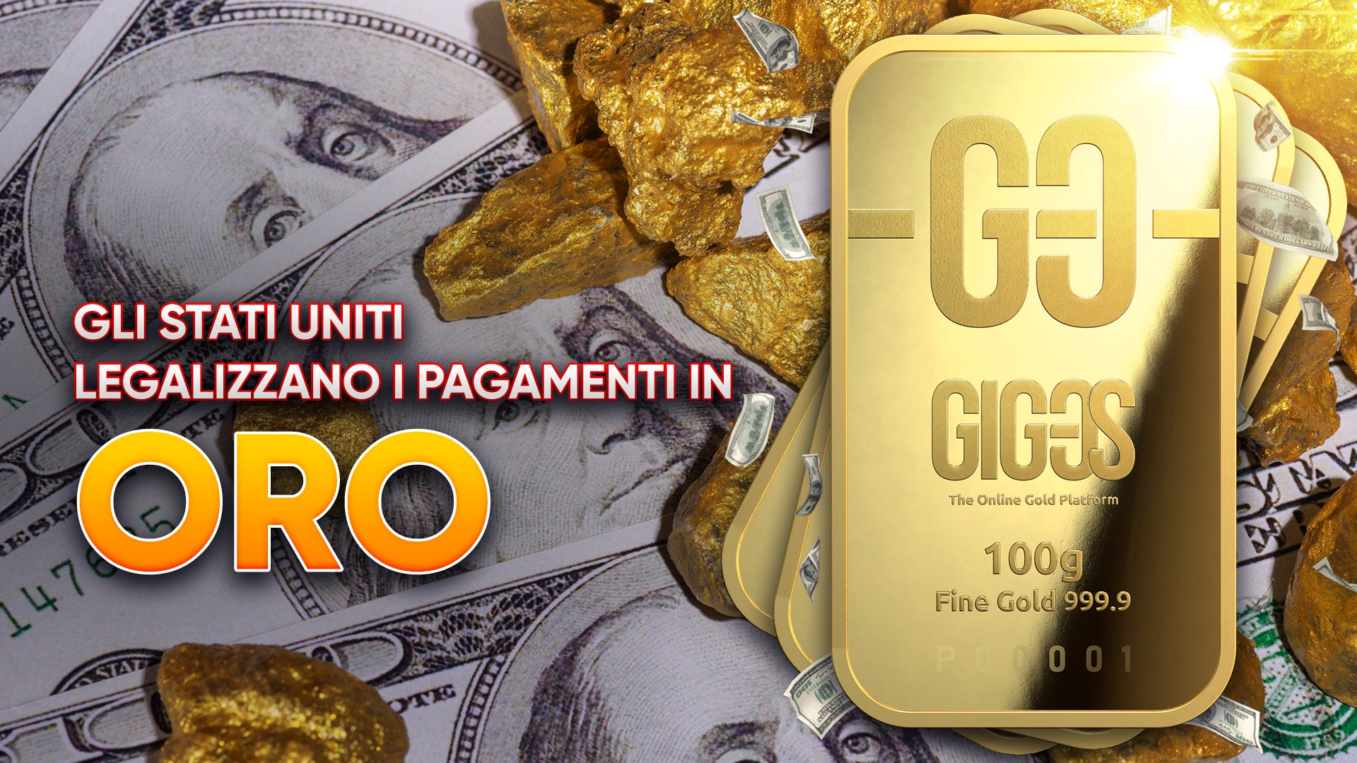 [VIDEO] Gli Stati Uniti legalizzano i pagamenti in oro
